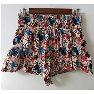 Free People Movement colorful shorts women's size M